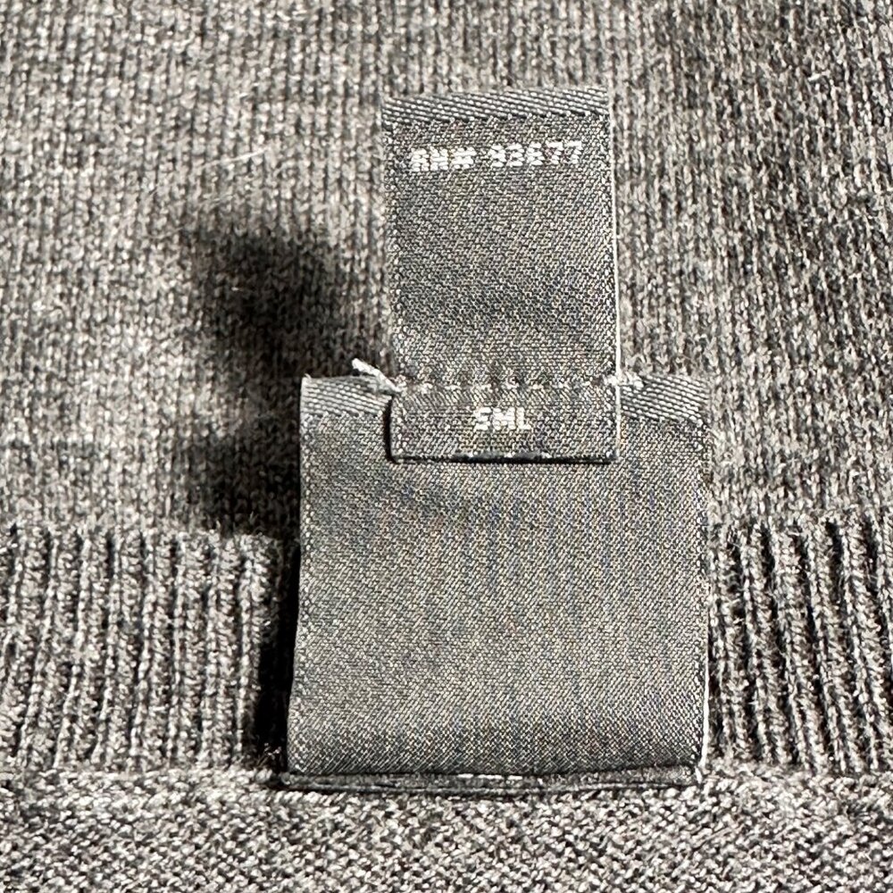 Worthington Womens V-Neck Sweater Size Small Gray Cotton Blend NWT Career Preppy - Picture 4 of 11
